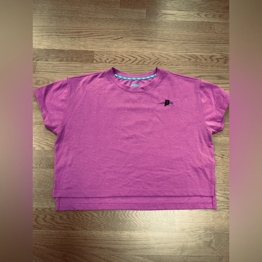 Prince Pink Cropped T-Shirt SizeM college Barbie